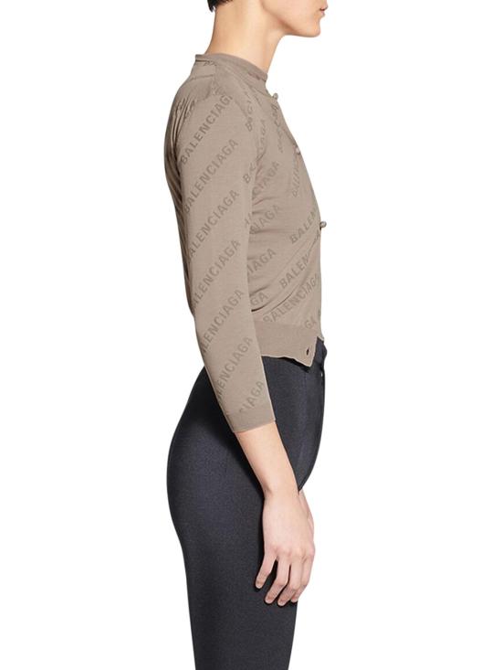  발렌시아가 긴팔 티셔츠 706303T32340966 Beige - BALENCIAGA