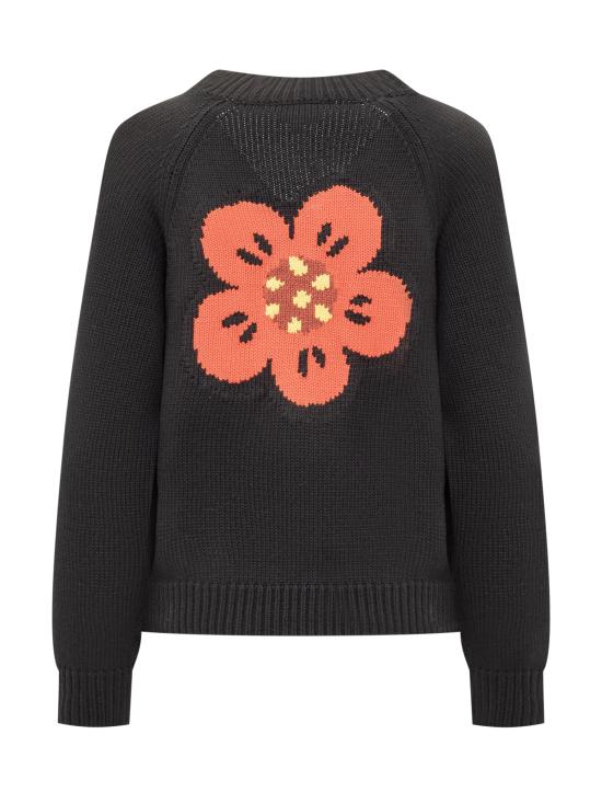 25FW 겐조 가디건 FF62CA7063LA99J BLACK DOM - KENZO