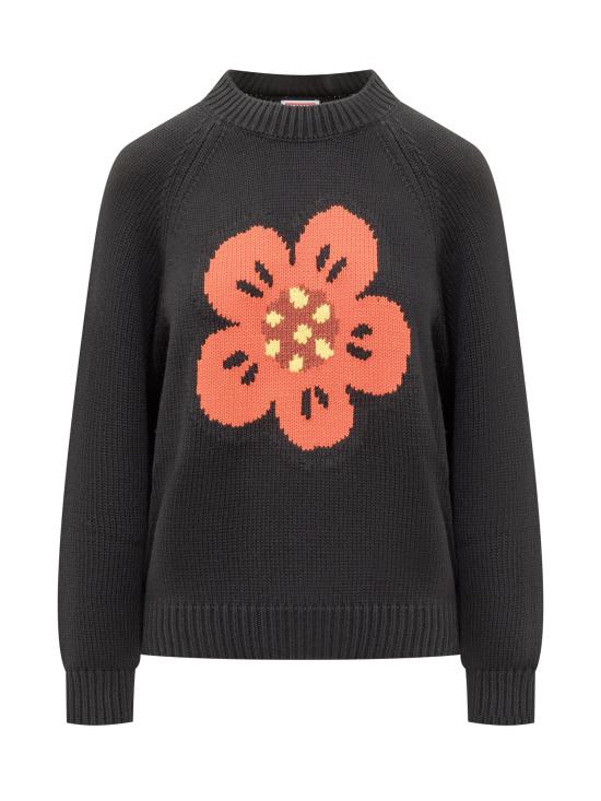 25FW 겐조 스웨터 FF62PU7193LA99J BLACK DOM