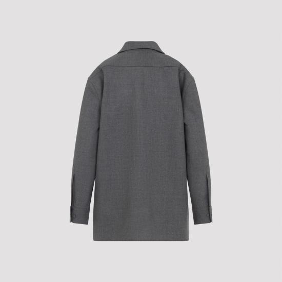 25FW 질샌더 셔츠 J03DL0210 J41557 030 VOLCANIC GLASS GREY - JIL SANDER