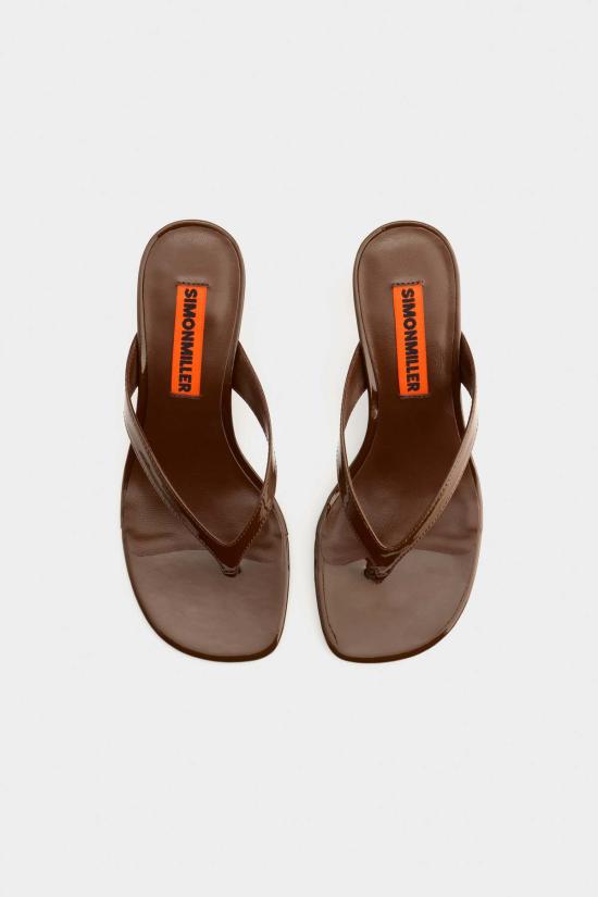  사이먼밀러 뮬/슬리퍼 사이먼 밀러 비프 통 초콜릿 - SIMONMILLER