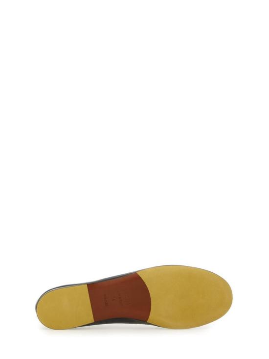 25SS 모스키노 플랫 슈즈 MA11010C1M MA0000 Black - MOSCHINO