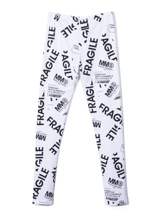  [주니어] MM6 메종마르지엘라 스트레이트 팬츠 M60038T MM012M6100 WHITE - MM6 MAISON MARGIELA