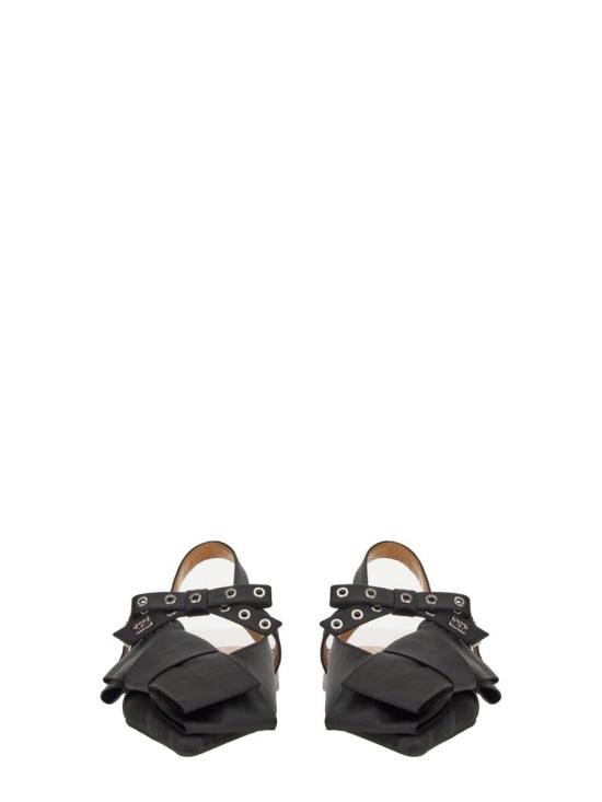 25SS 가니 플랫 슈즈 S2859 099 Black - GANNI