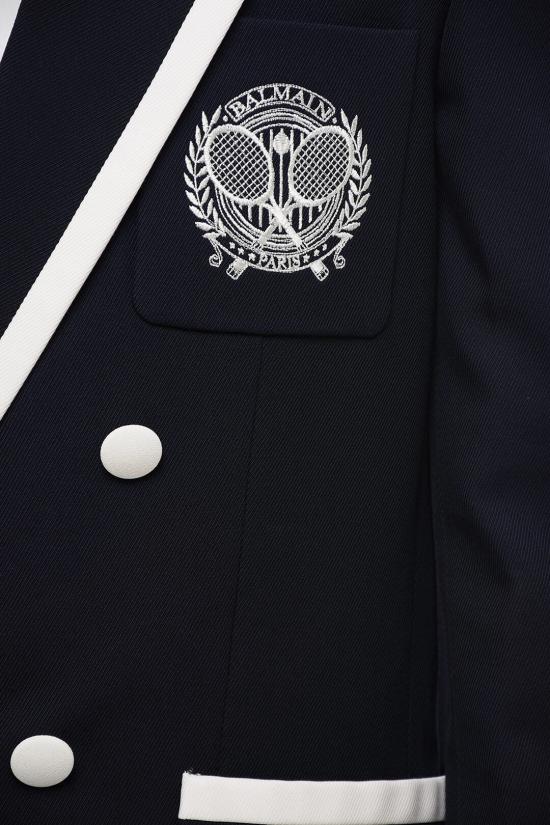  발망 수트 자켓 WH1SI003081W SAJ Blue - BALMAIN