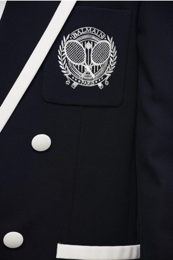  발망 수트 자켓 WH1SI003081W SAJ Blue - BALMAIN