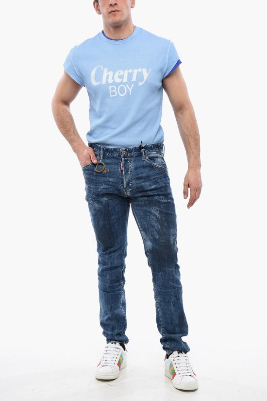  디스퀘어드2 데님 팬츠 S71LB1398 S30342 470 Blue - DSQUARED2