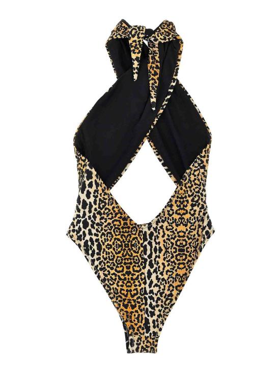  레이나올가 원피스 수영복 ITALIANSTALLIONSWIMSUITLEOPARDO Animal Print - REINA OLGA