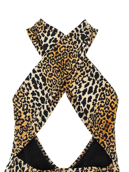  레이나올가 원피스 수영복 ITALIANSTALLIONSWIMSUITLEOPARDO Animal Print - REINA OLGA