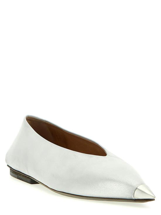  마르셀 플랫 슈즈 MW816108361L Silver - MARSELL