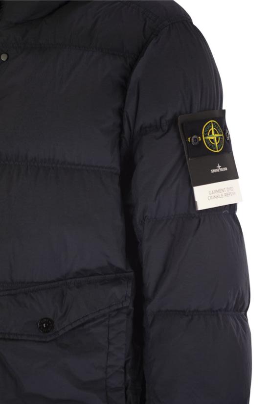 25FW 스톤 아일랜드 크링클랩스 와펜 패치  후드 다운 자켓 K2S154100011S0A23V0020 NAVY DOM - STONE ISLAND