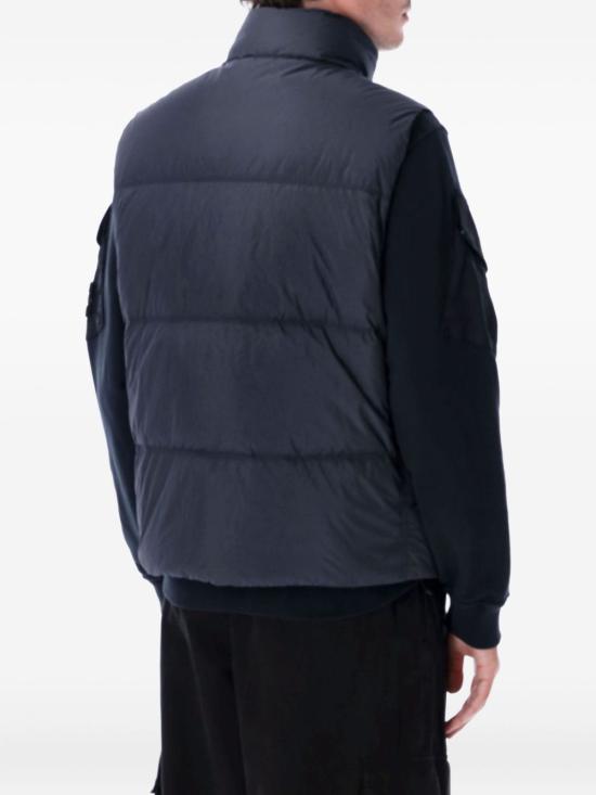 25FW 스톤 아일랜드 크링클 랩스 NY 리사이클 나일론 다운 베스트 K2S15G100003S0A23V0020 NAVY DOM - STONE ISLAND