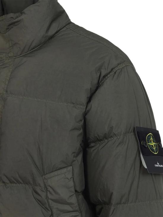 25FW 스톤 아일랜드 크링클 랩스 NY 리사이클 나일론 다운 자켓 K2S154100010S0A23V0054 MILITARY GREEN DOM - STONE ISLAND