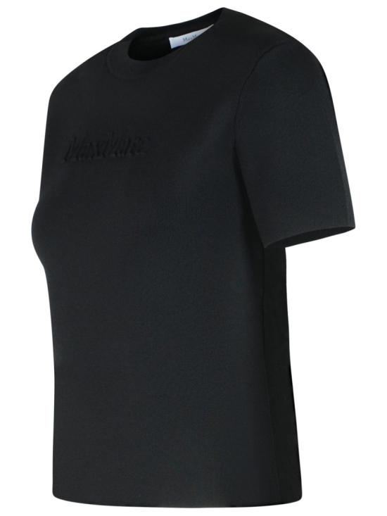 25FW 막스마라 반팔 티셔츠 2521366068 005 Black - MAX MARA