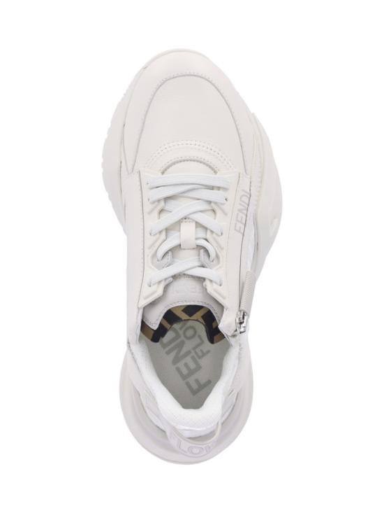 25SS 펜디 플로우 레더 로우탑 스니커즈 8E8035 AJZHF1HGQ White - FENDI