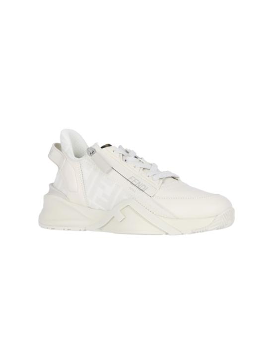 25SS 펜디 플로우 레더 로우탑 스니커즈 8E8035 AJZHF1HGQ White - FENDI
