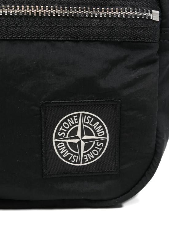 25FW 스톤 아일랜드 코팅 나일론 메탈 에코닐 벨트백 K2S159200016S0251V0029 BLACK DOM - STONE ISLAND