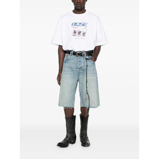 25FW 마틴로즈 반팔 티셔츠 621JE06000F WHT WHITE - MARTINE ROSE