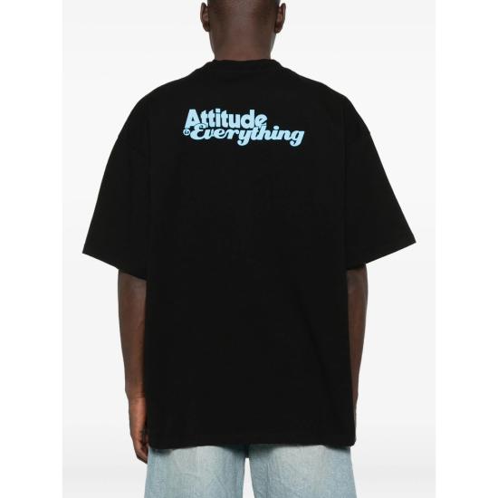 25FW 마틴로즈 반팔 티셔츠 621JE06001J BLK BLACK - MARTINE ROSE