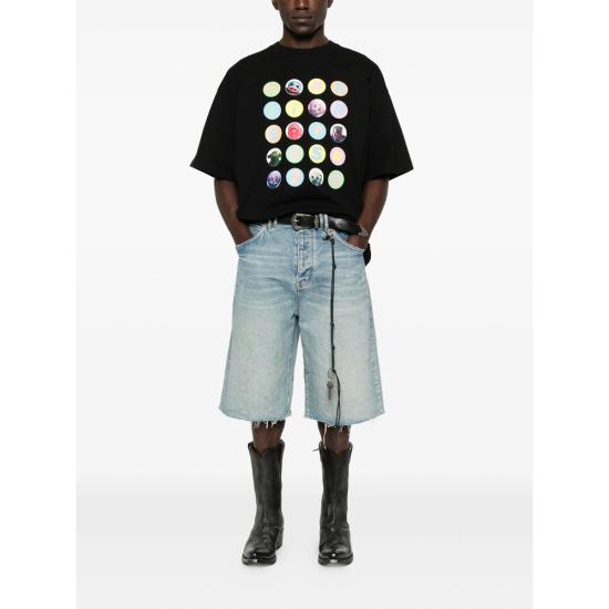 25FW 마틴로즈 반팔 티셔츠 621JE06001J BLK BLACK - MARTINE ROSE