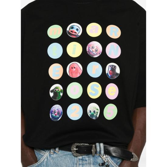 25FW 마틴로즈 반팔 티셔츠 621JE06001J BLK BLACK - MARTINE ROSE