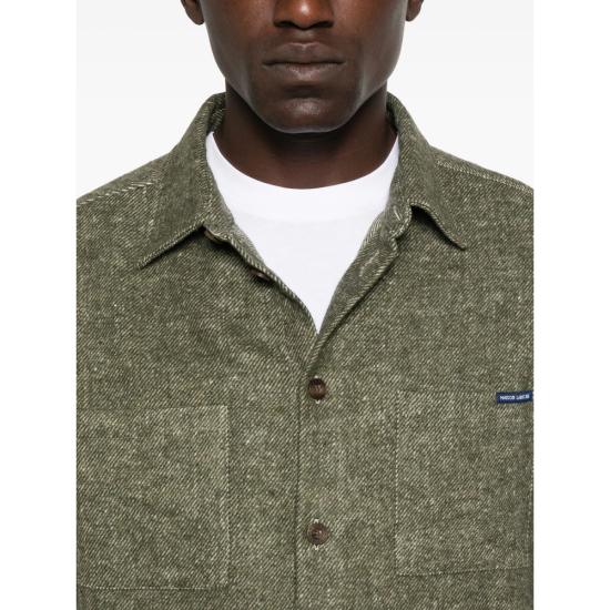 25FW 메종 라비쉬 긴팔 셔츠 YMMONGEABETTON FLOGR GREEN - MAISON LABICHE