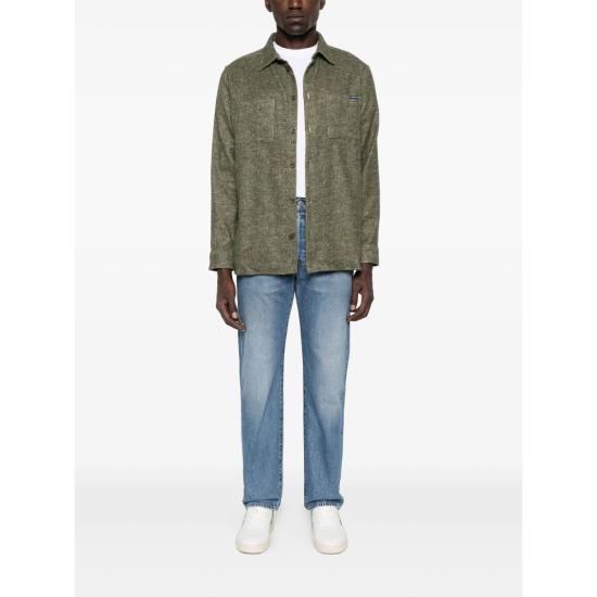 25FW 메종 라비쉬 긴팔 셔츠 YMMONGEABETTON FLOGR GREEN - MAISON LABICHE