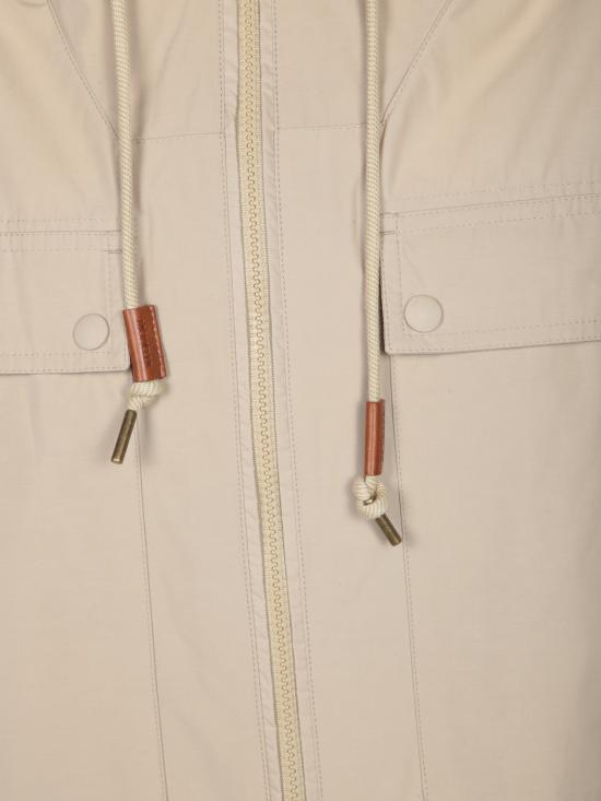 25SS 몽클레어 소방 후드 파카 1A00110 549P3 20J Beige - MONCLER