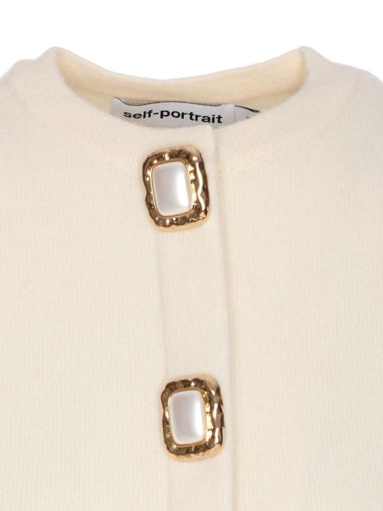 25FW 셀프 포트레이트 가디건 018 C CREAM MULTICOLOR - SELF PORTRAIT