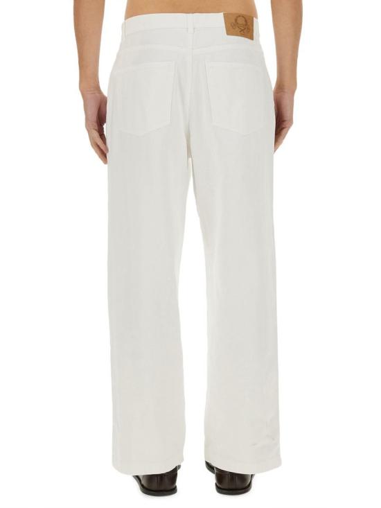 25SS 모스키노 데님 팬츠 03330227 0001 WHITE - MOSCHINO