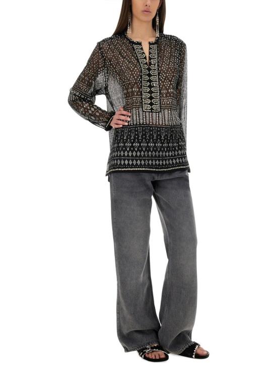 25SS 이자벨마랑 셔츠 HT0584FA C1K02IBKSI Black - ISABEL MARANT