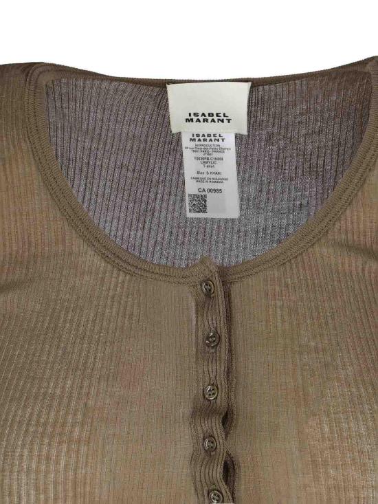  이자벨마랑 민소매 티셔츠 T0020FBC1N03I67KI Green - ISABEL MARANT