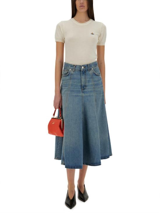 25SS 비비안웨스트우드 Bea 베아 니트 탑 1803002Q Y001AA408 Beige - VIVIENNE WESTWOOD