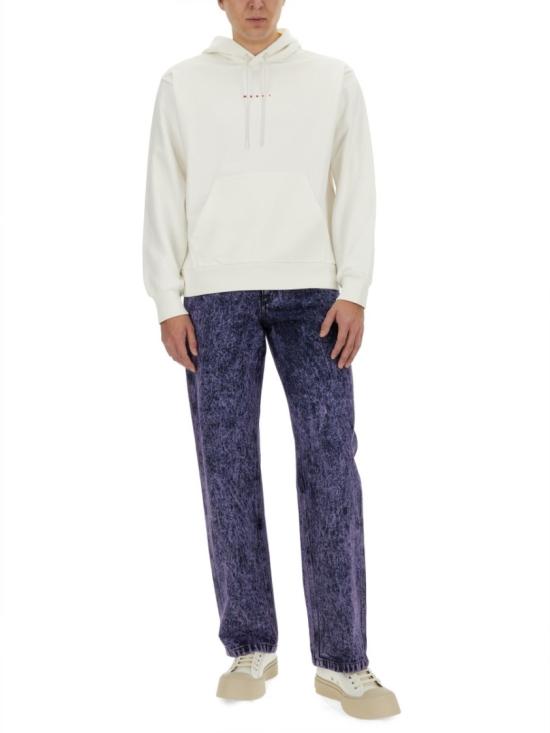  마르니 후드 티셔츠 FUMU0073P8 USCU87L1W02 White - MARNI