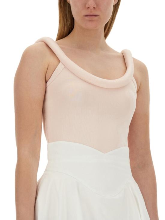  알렉산더 맥퀸 민소매 티셔츠 785597 QLADK5119 Pink - ALEXANDER MCQUEEN