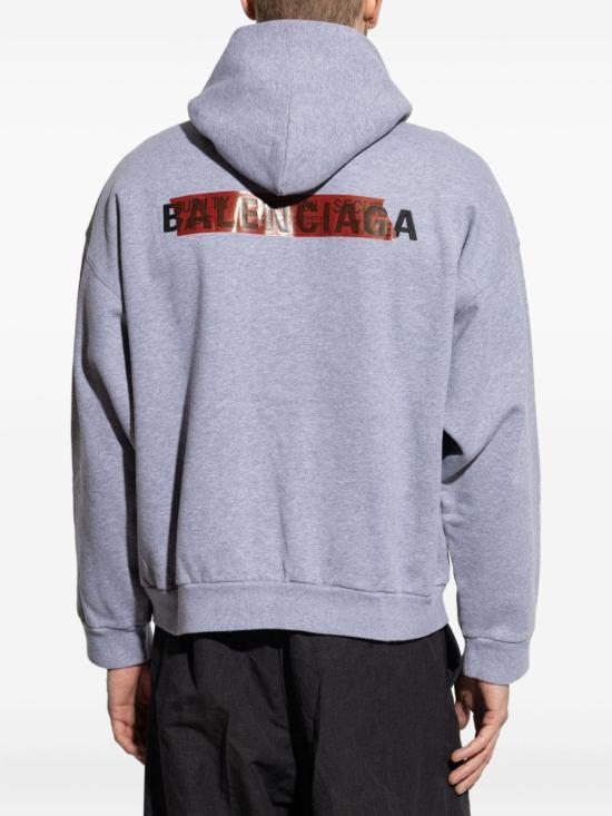 25FW 발렌시아가 미디엄 핏 후드 티셔츠 767877 TSVG12142 - BALENCIAGA