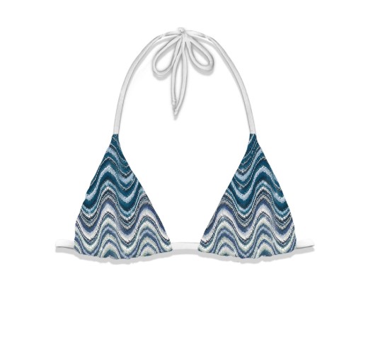 25SS 세인트바쓰 민소매 티셔츠 LEAH 01844HRACHEL SEA WAVE 59 Blue