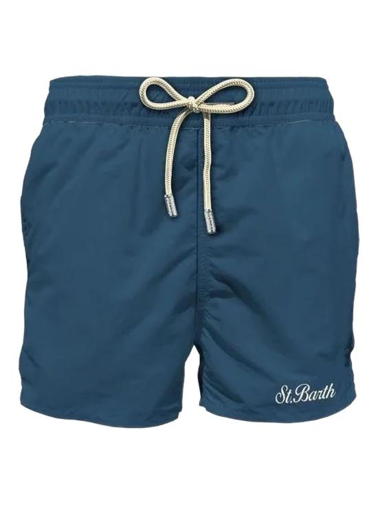 25SS 세인트바쓰 스윔팬츠 PATMOS 00203HSB 60 EMB Blue - MC2 SAINT BARTH