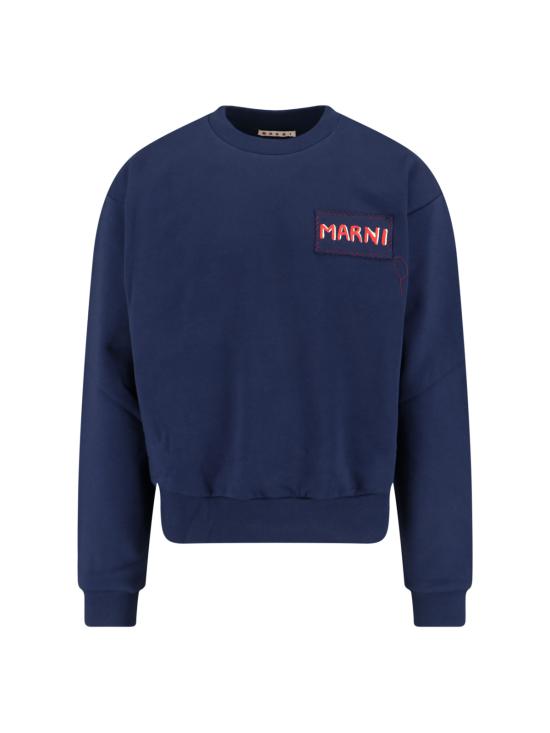 25FW 마르니 긴팔 티셔츠 FUMU0074X1 UTC275 00B95 Blue