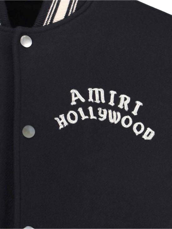 25FW 아미리 봄버 자켓 AMOUBB1066 BLACK Black - AMIRI