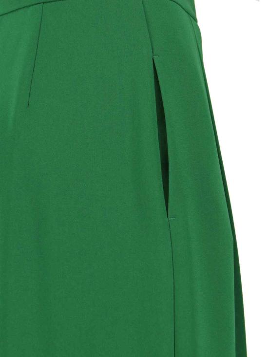 25FW 막스마라 스트레이트 팬츠 2521136061600 014 Green - MAX MARA