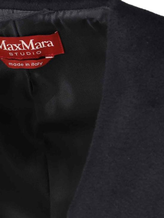 25FW 막스마라 코트 2526016061600 013 Black - MAX MARA