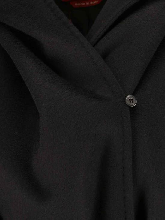 25FW 막스마라 코트 2526016061600 013 Black - MAX MARA