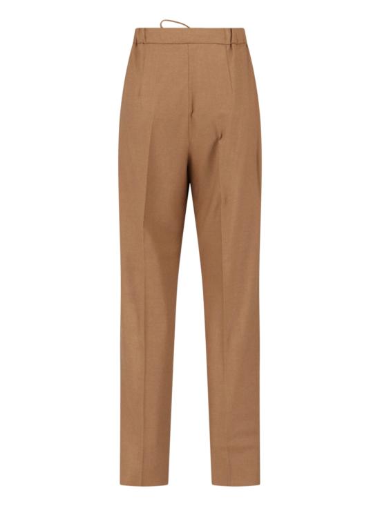 25FW 막스마라 스트레이트 팬츠 2521136181600 005 Brown - MAX MARA