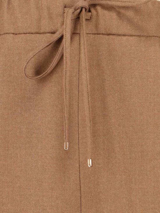 25FW 막스마라 스트레이트 팬츠 2521136181600 005 Brown - MAX MARA