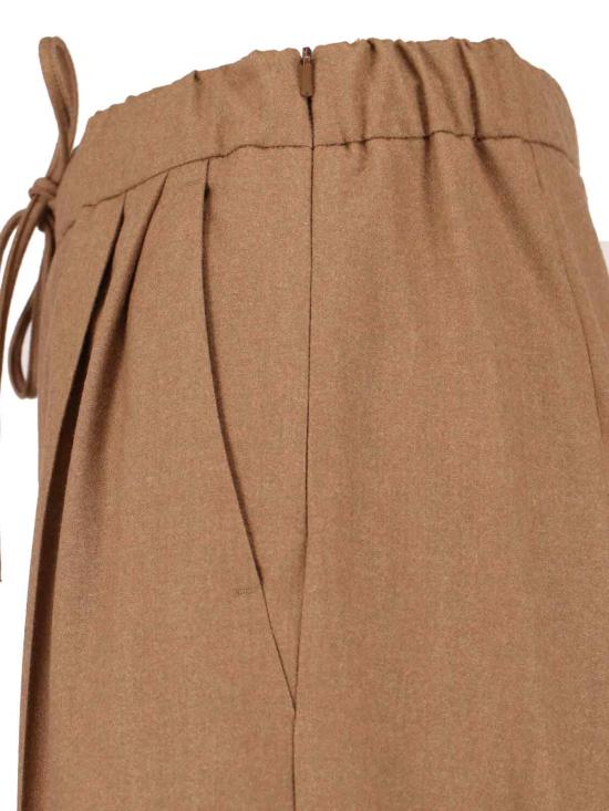 25FW 막스마라 스트레이트 팬츠 2521136181600 005 Brown - MAX MARA