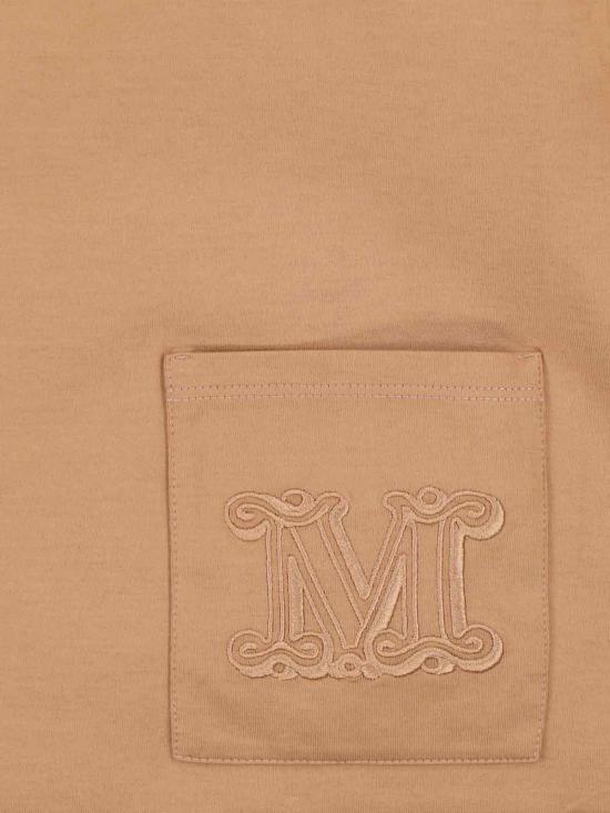 25FW 막스마라 반팔 티셔츠 2521946041600 003 Beige - MAX MARA