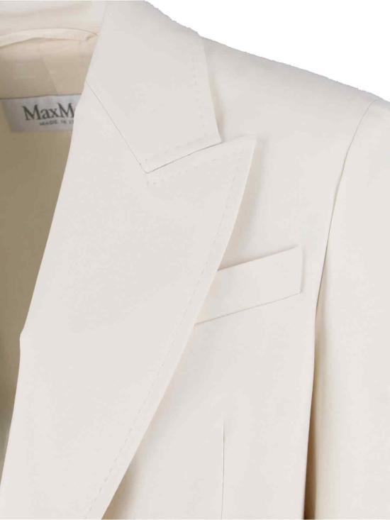 25FW 막스마라 Suez 블레이저 2521046071600 005 White - MAX MARA