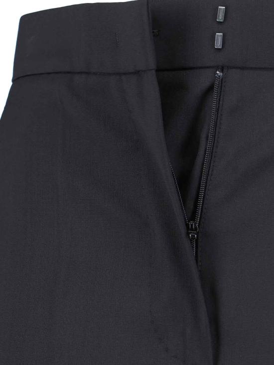 25FW 막스마라 스트레이트 팬츠 2521136121600 004 Black - MAX MARA