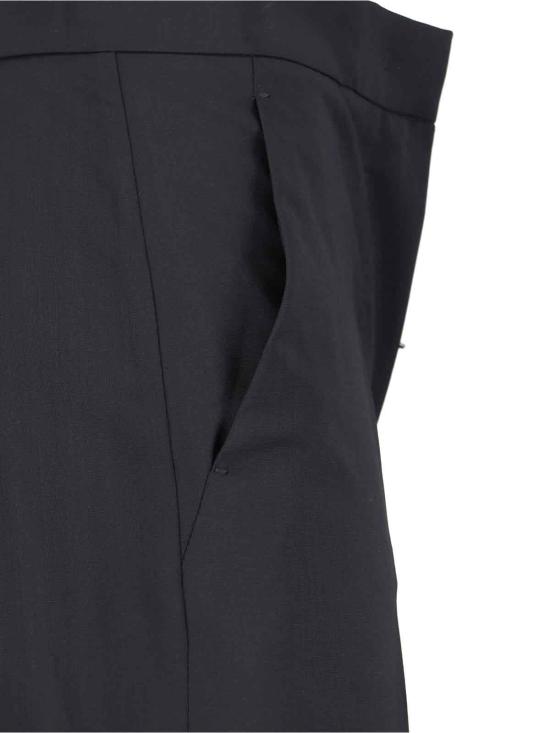 25FW 막스마라 스트레이트 팬츠 2521136121600 004 Black - MAX MARA